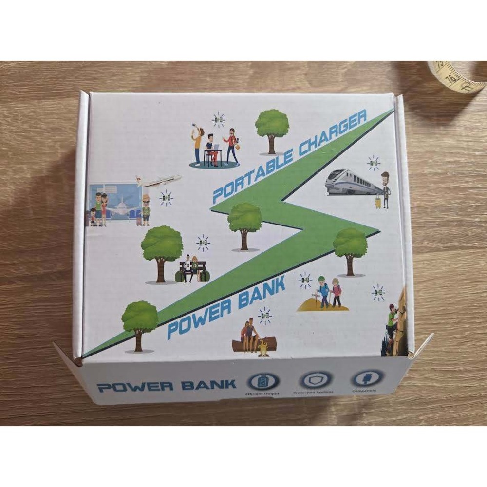 Portable Power Bank 30000mAh 111Wh DC06 External‎ Battery Type-C USB-A Black